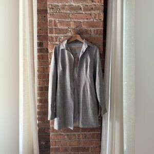 Meshki Gray Long-Sleeve Dress